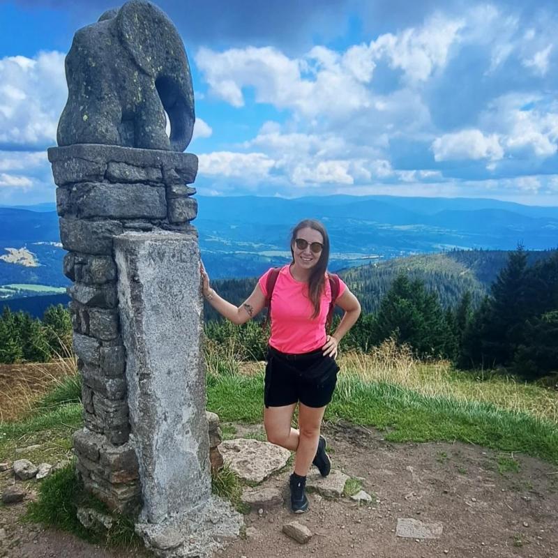 Justyna - zdobywca Korony Gór Dolnego Śląska