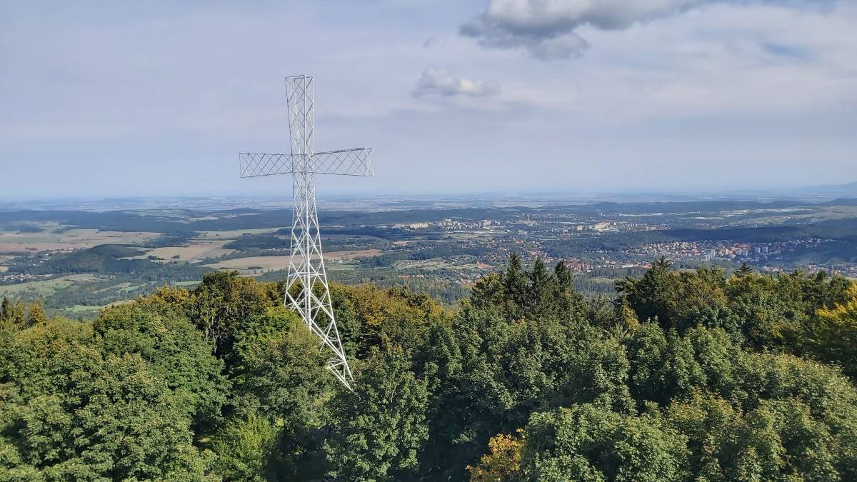 Chełmiec 851 m n.p.m. - szczyt Korony Gór Dolnego Śląska